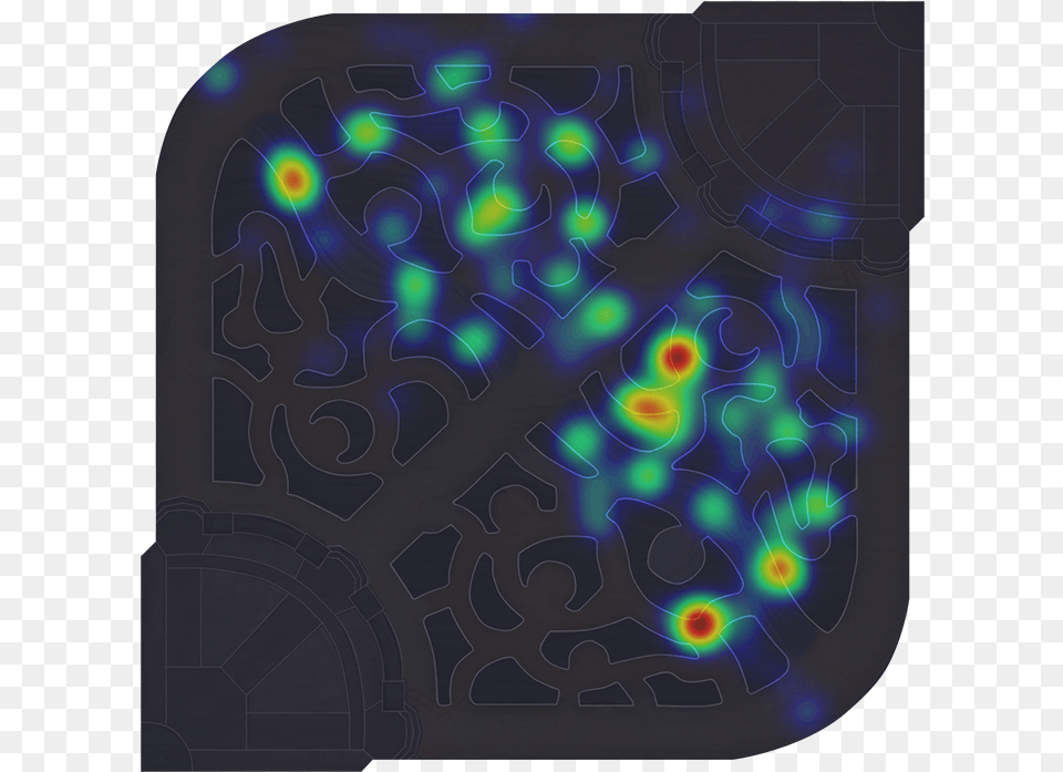 Heatmap Team Skt Blue, Blackboard, Pattern, Accessories Png