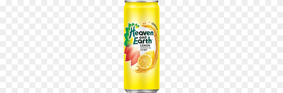 Heaven And Earth Ice Lemon Tea Ice Lemon Tea Can, Beverage, Juice, Tin, Lemonade Free Transparent Png