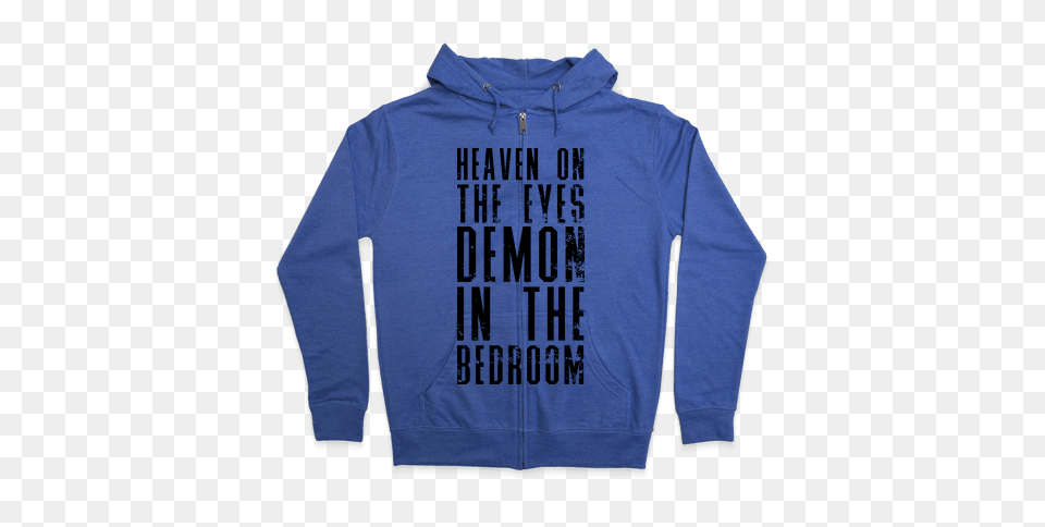 Heaven On The Eyes Demon In The Bedroom Hoodie Lookhuman, Clothing, Sweater, Sleeve, Long Sleeve Free Png