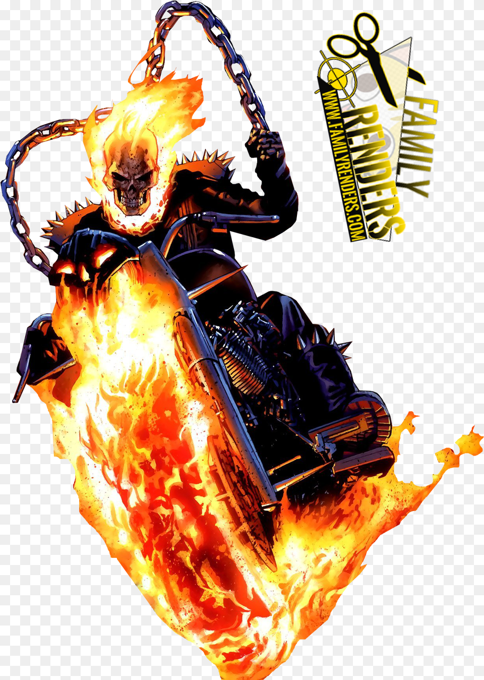 Heavens Transparent Ghost Rider, Flame, Fire, Animal, Bee Free Png