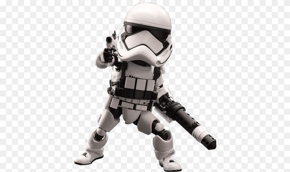 Heavy Assault First Order Stormtrooper 6 Egg Attack Star Wars Episode Vii Egg Attack Action Figure Megablaster, Robot, Baby, Person, Helmet Png Image