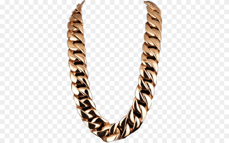 Heavy Cuban Miami Link Gold Chain, Accessories, Jewelry, Necklace Free Png