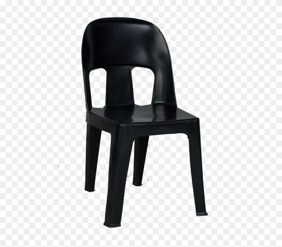 Heavy Duty Black Plastic Chairs, Chair, Furniture Png