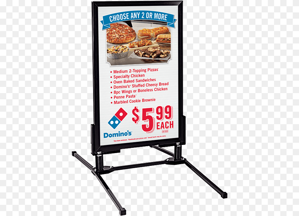 Heavy Duty Sidewalk Sign Slide Show, Advertisement, Poster, Food, Pizza Free Transparent Png