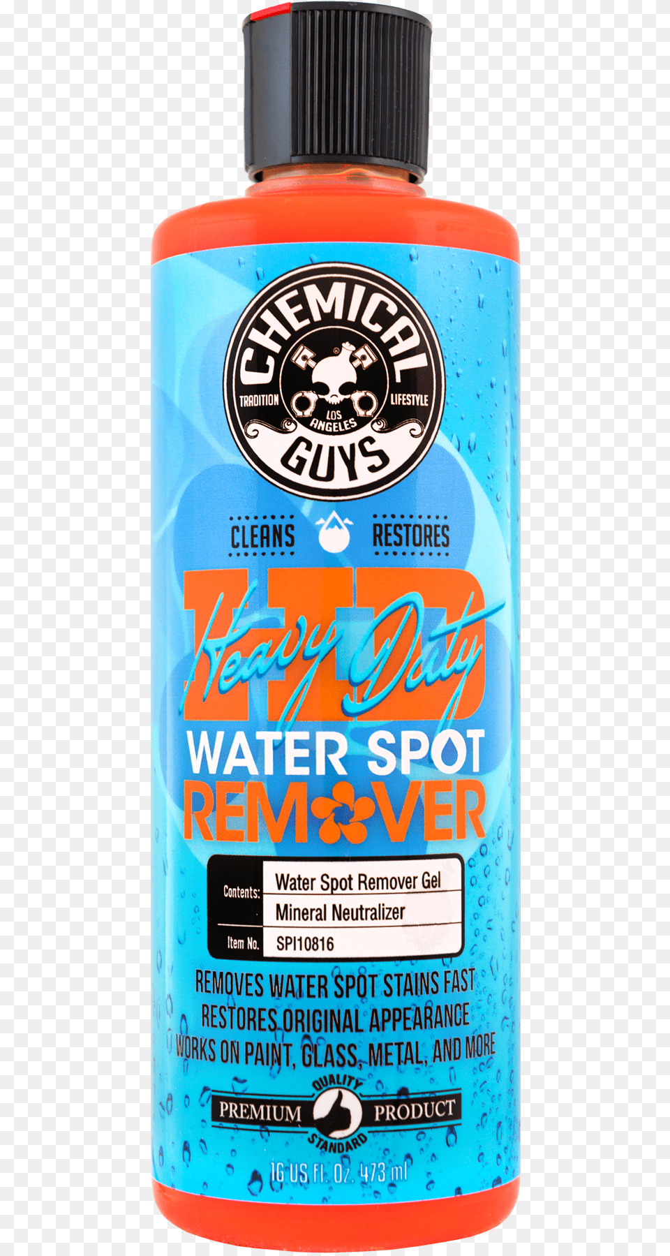 Heavy Duty Water Spot Remover Chemical Guys Heavy Duty Water Spot Remover, Bottle, Cosmetics, Can, Tin Png