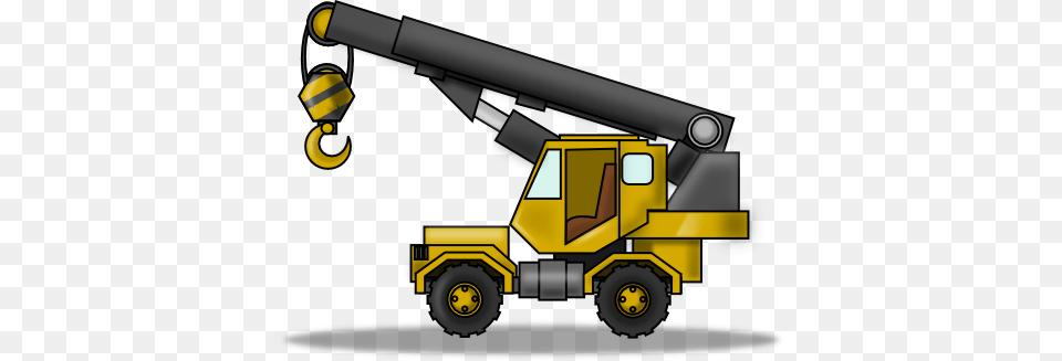 Heavy Equipment Cliparts, Construction, Construction Crane, Device, Grass Free Png Download