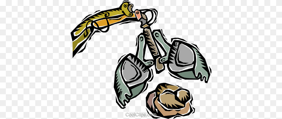Heavy Equipment Dual Bucket Royalty Vector Clip Art, Electronics, Hardware, Cleaning, Person Free Transparent Png