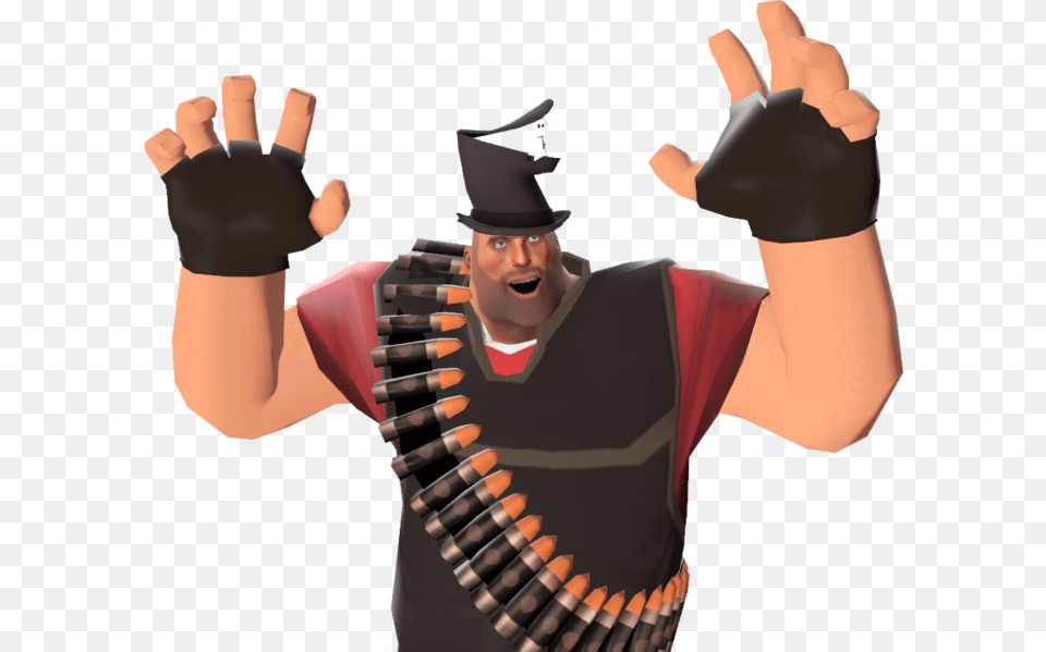 Heavy Ghostly Gibus Tf2 Heavy Gibus, Hand, Person, Body Part, Finger Png