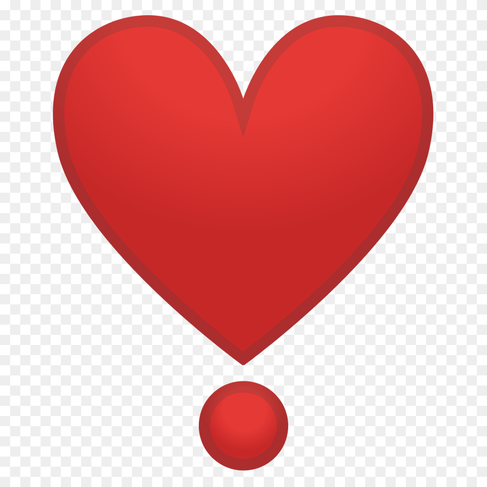 Heavy Heart Exclamation Icon Noto Emoji People Family Love, Balloon, Astronomy, Moon, Nature Png Image