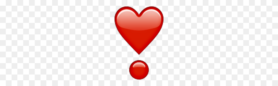 Heavy Heart Exclamation Mark Ornament Emojis, Balloon Png Image