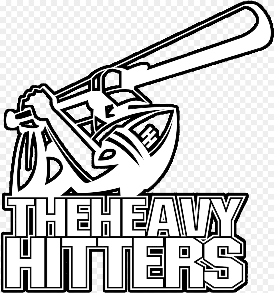 Heavy Hitter Logo Black Stroke Dj Heavy Hitter Logo, People, Person, Stencil, Qr Code Free Transparent Png