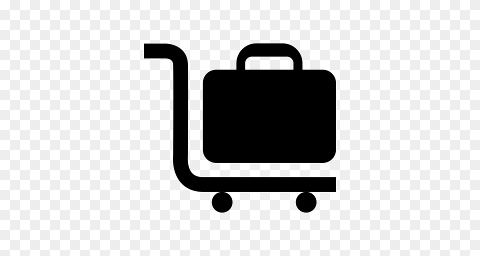 Heavy Luggage Icon With And Vector Format For Unlimited, Gray Png