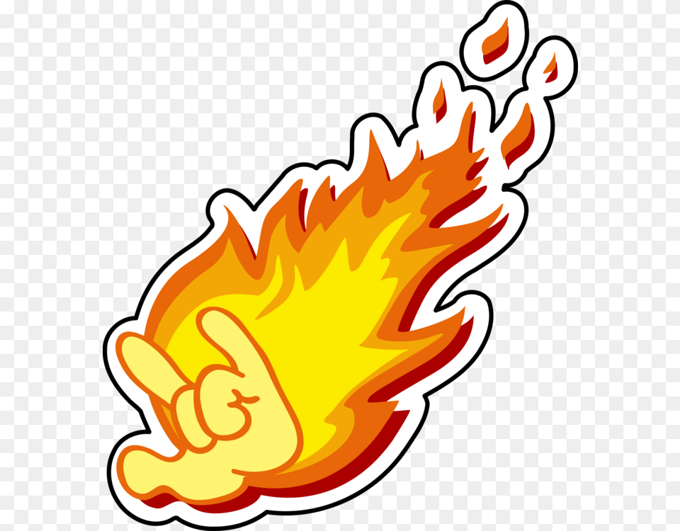 Heavy Metal Hand Sign Of The Horns Food Art, Fire, Flame, Light, Dynamite Free Transparent Png