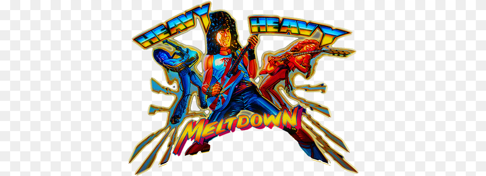 Heavy Metal Meltdown Bally Game Specific Items Heavy Metal Meltdown Pinball, Art, Adult, Animal, Female Free Transparent Png
