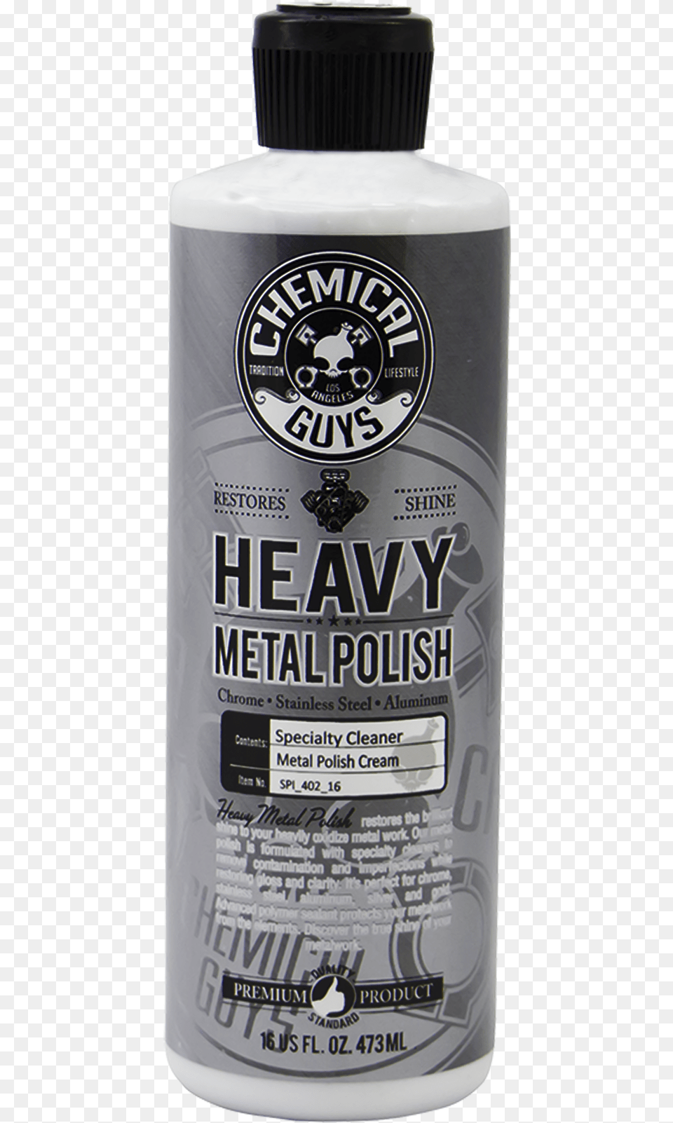 Heavy Metal Polish Chemical Guys Heavy Metal Polish, Bottle, Alcohol, Beer, Beverage Free Transparent Png