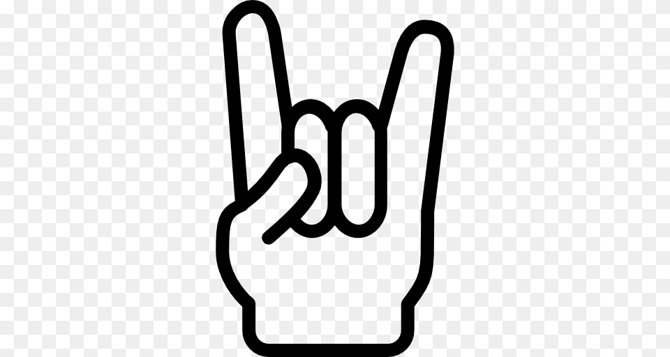 Heavy Metal Rock And Roll Hands And Gestures Gesture Concert, Body Part, Hand, Person, Clothing Free Png Download