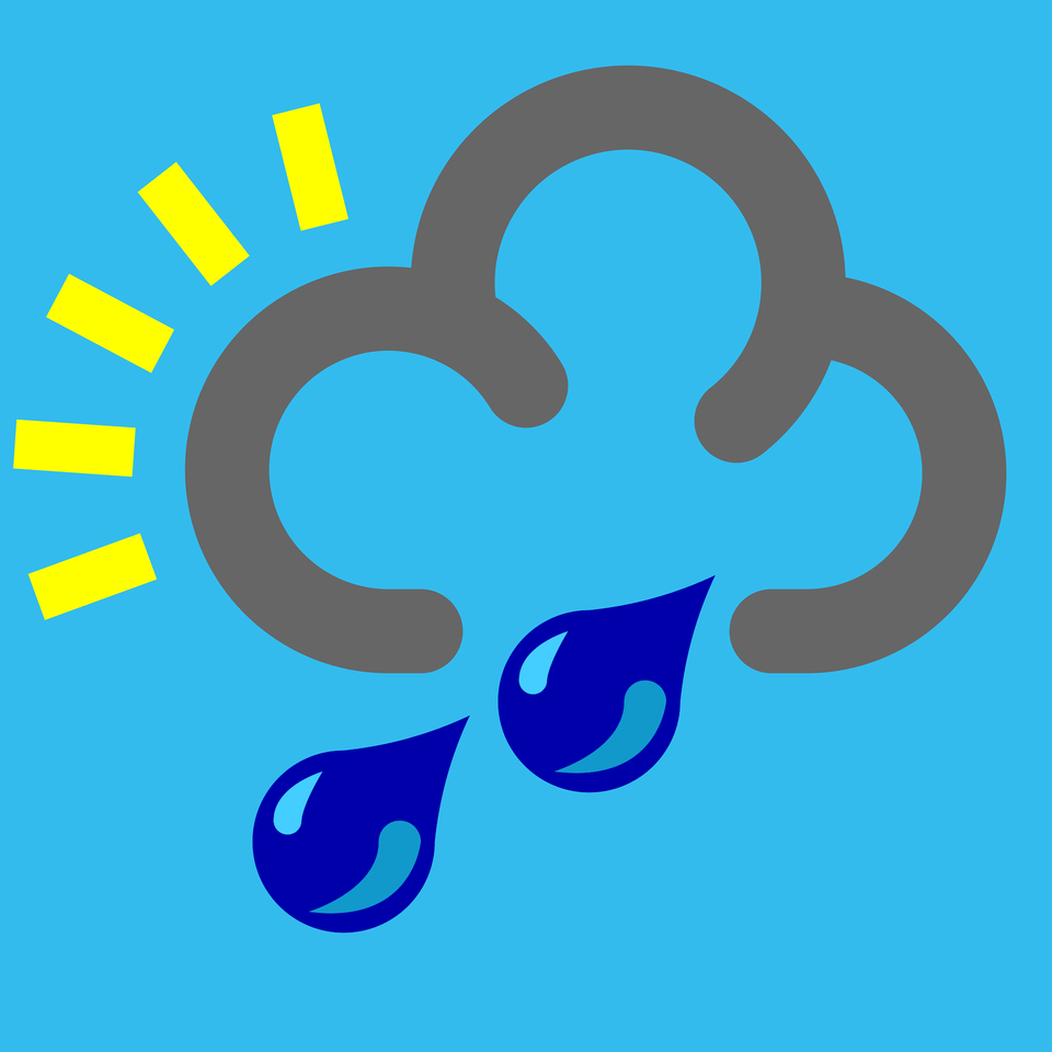 Heavy Rain Shower Clipart, Symbol, Logo, Animal, Fish Free Transparent Png