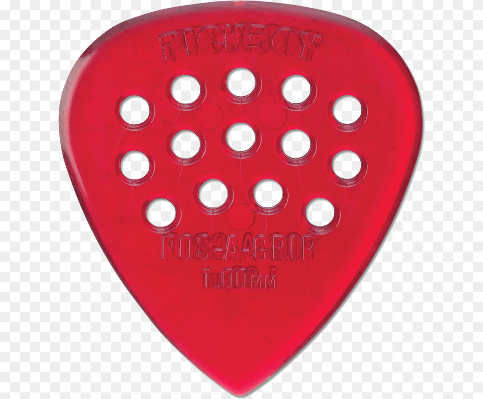 Heavy Red Polycarb Pos A Grip Guitar Pick Guitar Pick, Musical Instrument, Plectrum, Machine, Wheel Free Transparent Png