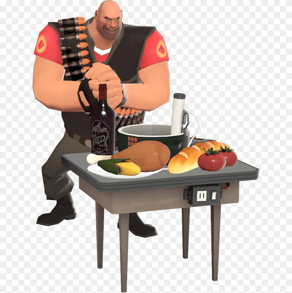 Heavy Table Taunt, Furniture, Person, Man, Male Free Png