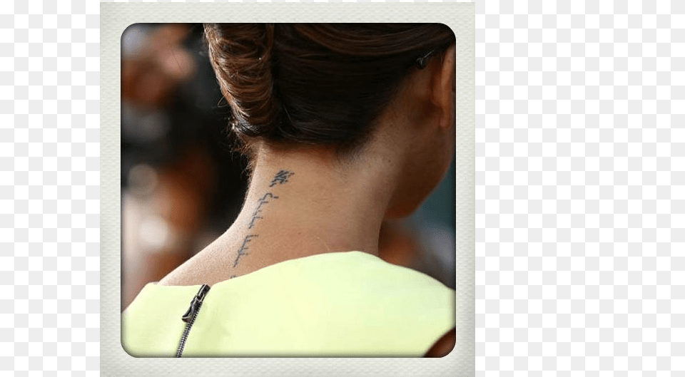 Hebrew Tattoo On Neck Tattoo, Body Part, Face, Person, Head Free Transparent Png