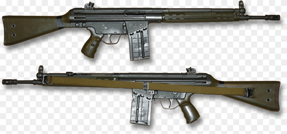 Heckler Amp Koch G3 Kunststoffschaft Display Nobg Automatic Rifle, Firearm, Gun, Machine Gun, Weapon Png