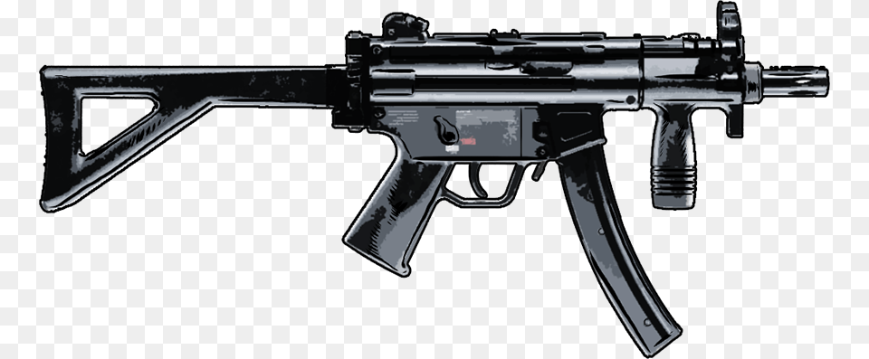 Heckler Amp Koch Mp5 Submachine Gun Heckler Amp Koch Mp5 Submachine Gun, Firearm, Machine Gun, Rifle, Weapon Png