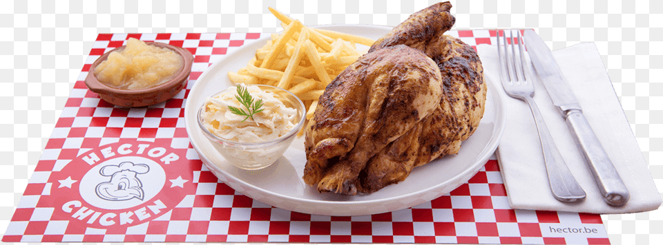 Hector Chicken, Cutlery, Food, Fork, Meal Free Png