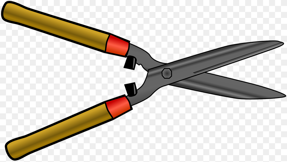 Hedge Trimmer Clipart, Blade, Weapon, Scissors, Shears Png Image