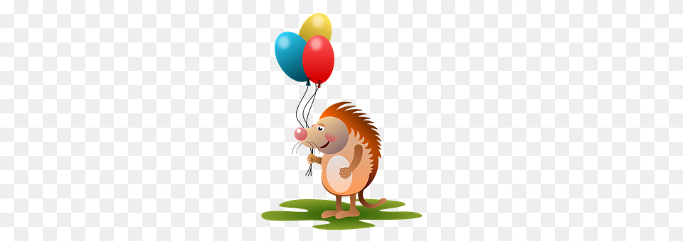 Hedgehog Balloon, Animal, Mammal Free Transparent Png