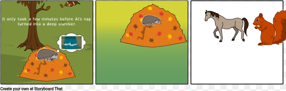 Hedgehog Cartoon, Outdoors, Animal, Horse, Mammal Png Image