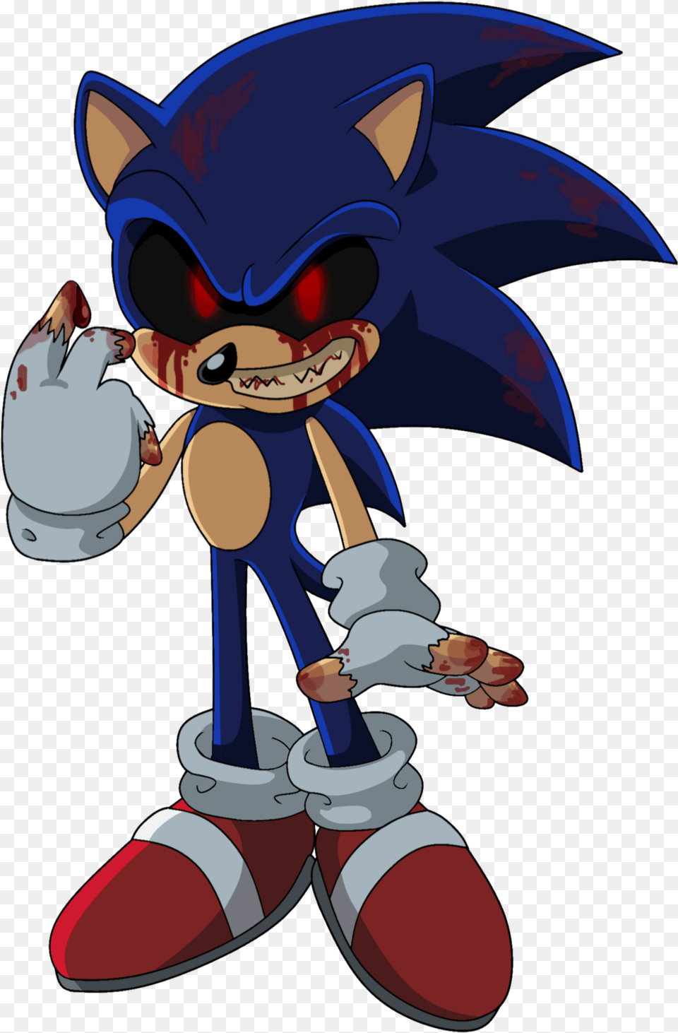 Hedgehog Drawing Creepy Creepypasta Sonic Exe, Cartoon, Baby, Person Png Image
