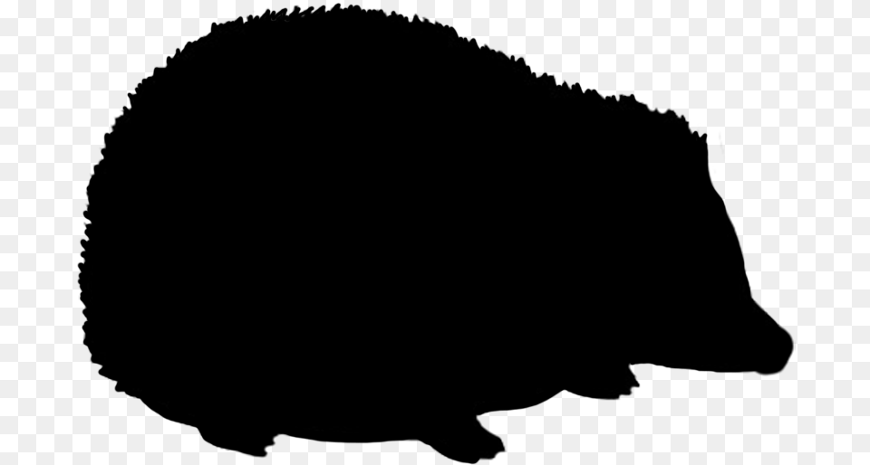 Hedgehog Silhouette Transparent Background, Animal, Mammal, Hog, Pig Free Png