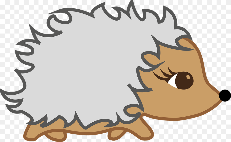 Hedgehog Transparent Clipart Image Cartoon Hedgehog No Background Free Png