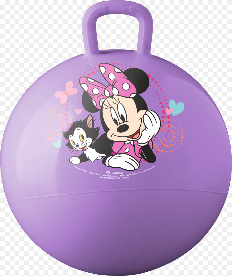 Hedstrom 15 Inch Hopper Minnie Mouse Minnie Mouse Bouncy Ball, Baby, Person Png Image