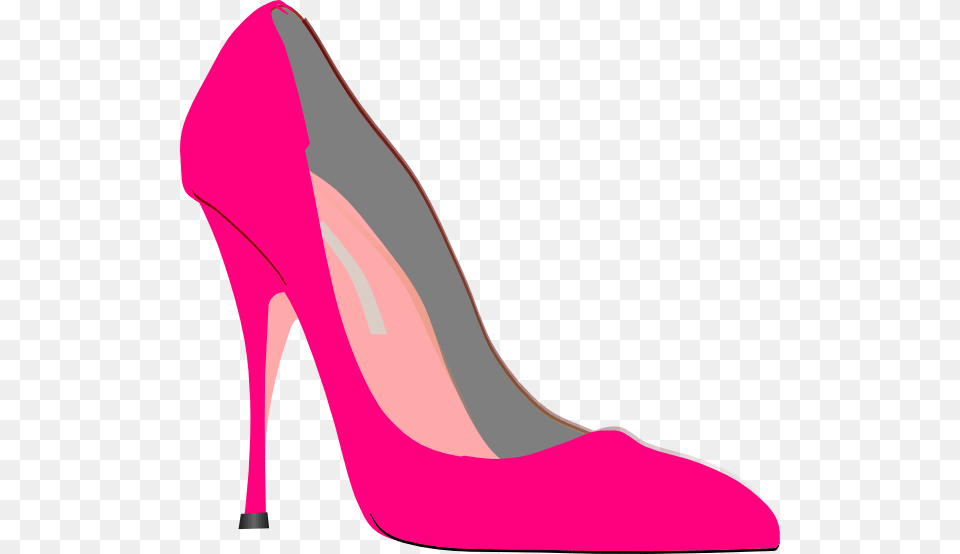 Heel Pink Clip Art, Clothing, Footwear, High Heel, Shoe Free Png Download