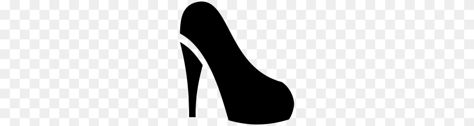 Heel Shoes Icon Myiconfinder, Gray Png