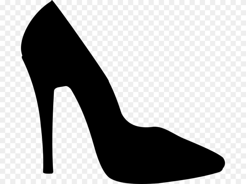 Heels Clipart, Gray Free Png Download