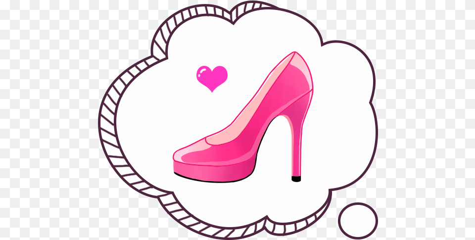 Heels Clipart Chanel Speech Balloon, Clothing, Footwear, High Heel, Shoe Free Png Download