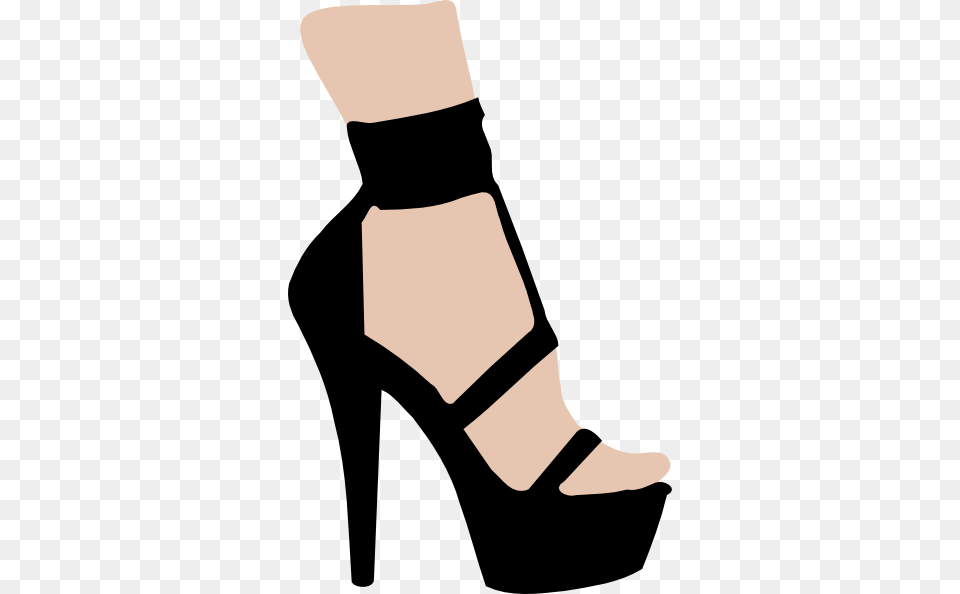 Heels Clipart Foot Heel, Clothing, Footwear, High Heel, Shoe Free Png