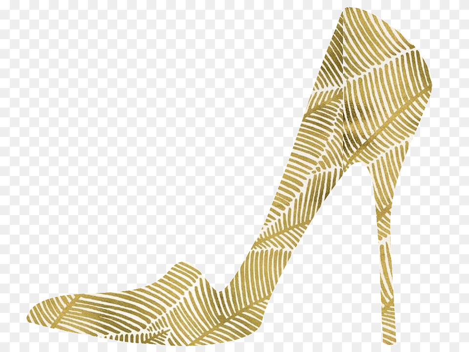 Heels Clipart Gold Heel Gold High Heels Gold High Heels, Clothing, Footwear, High Heel, Sandal Free Png