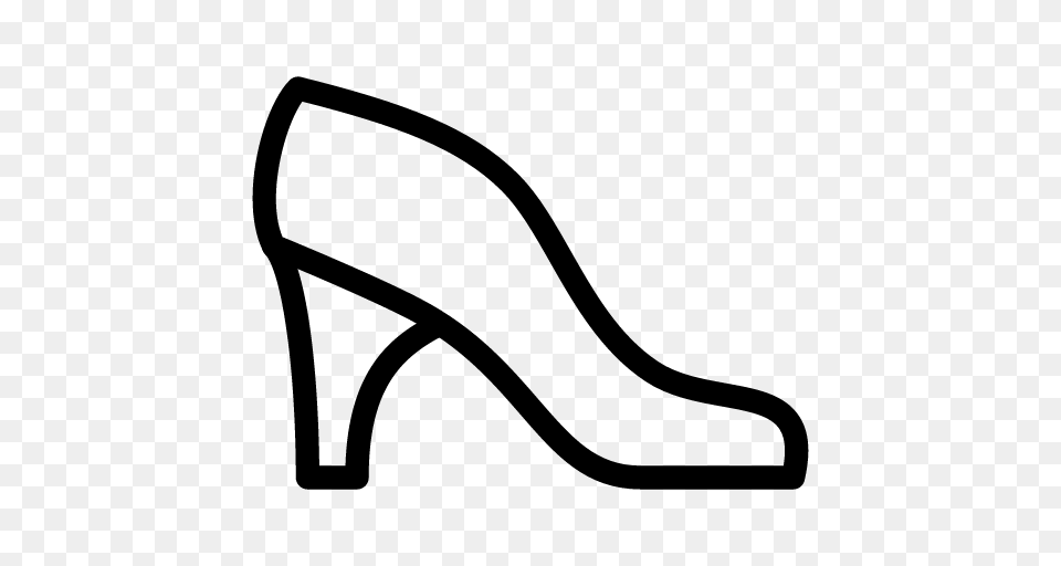 Heels Clipart One Foot, Gray Png