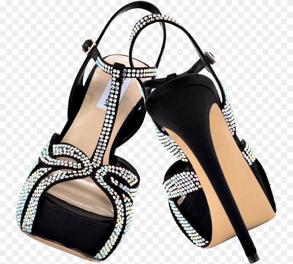 Heels Clipart Rhinestone, Clothing, Footwear, High Heel, Sandal Free Png