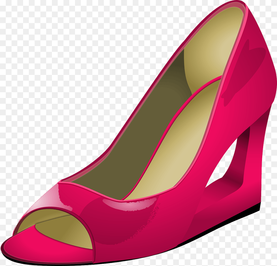 Heels Clipart Wedge Shoe, Clothing, Footwear, High Heel, Smoke Pipe Free Png