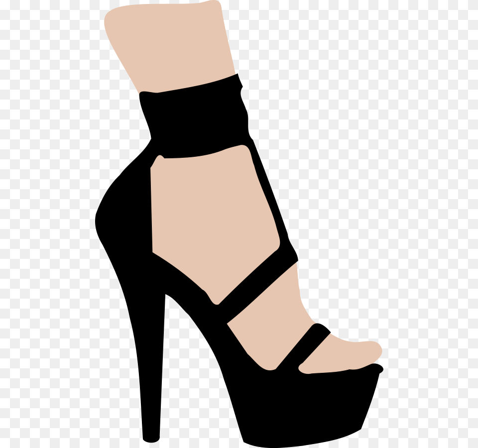 Heels Cliparts, Clothing, Footwear, Sandal, Shoe Png