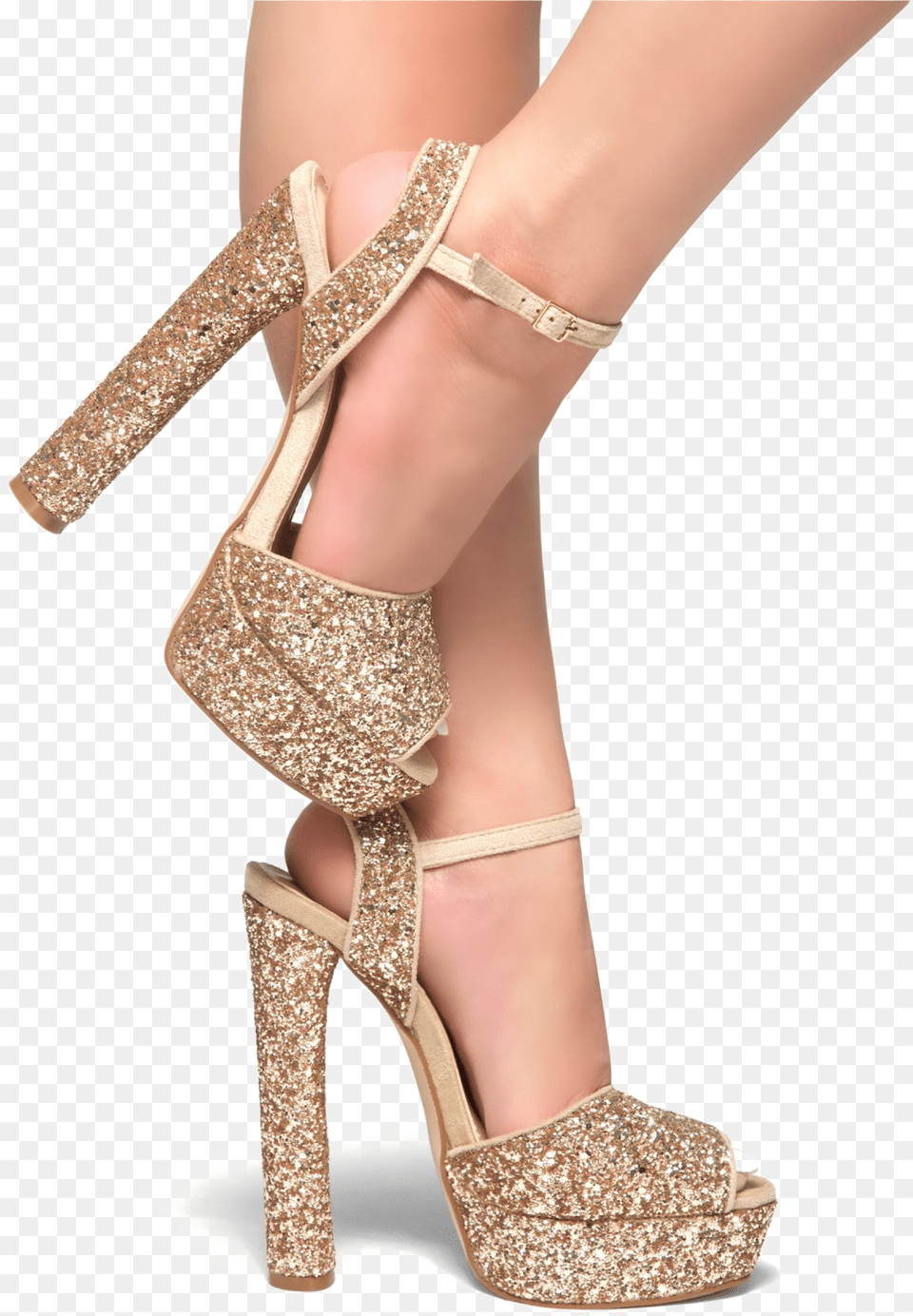 Heels Download Arts Glitter High Heels Gold, Clothing, Footwear, High Heel, Shoe Free Transparent Png