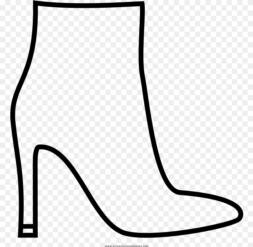 Heels Drawing Coloring, Gray Free Png