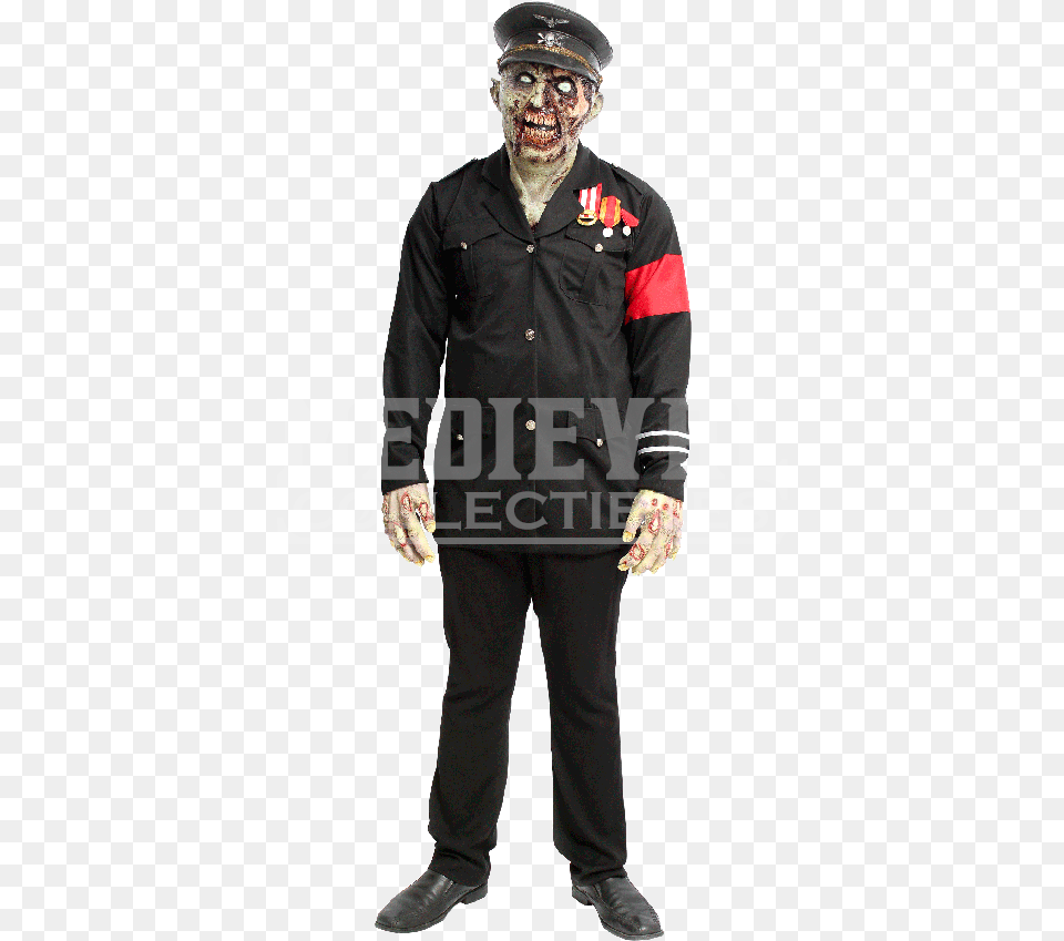 Heer Zombie Costume German Zombie Costume, Adult, Person, Officer, Man Free Png
