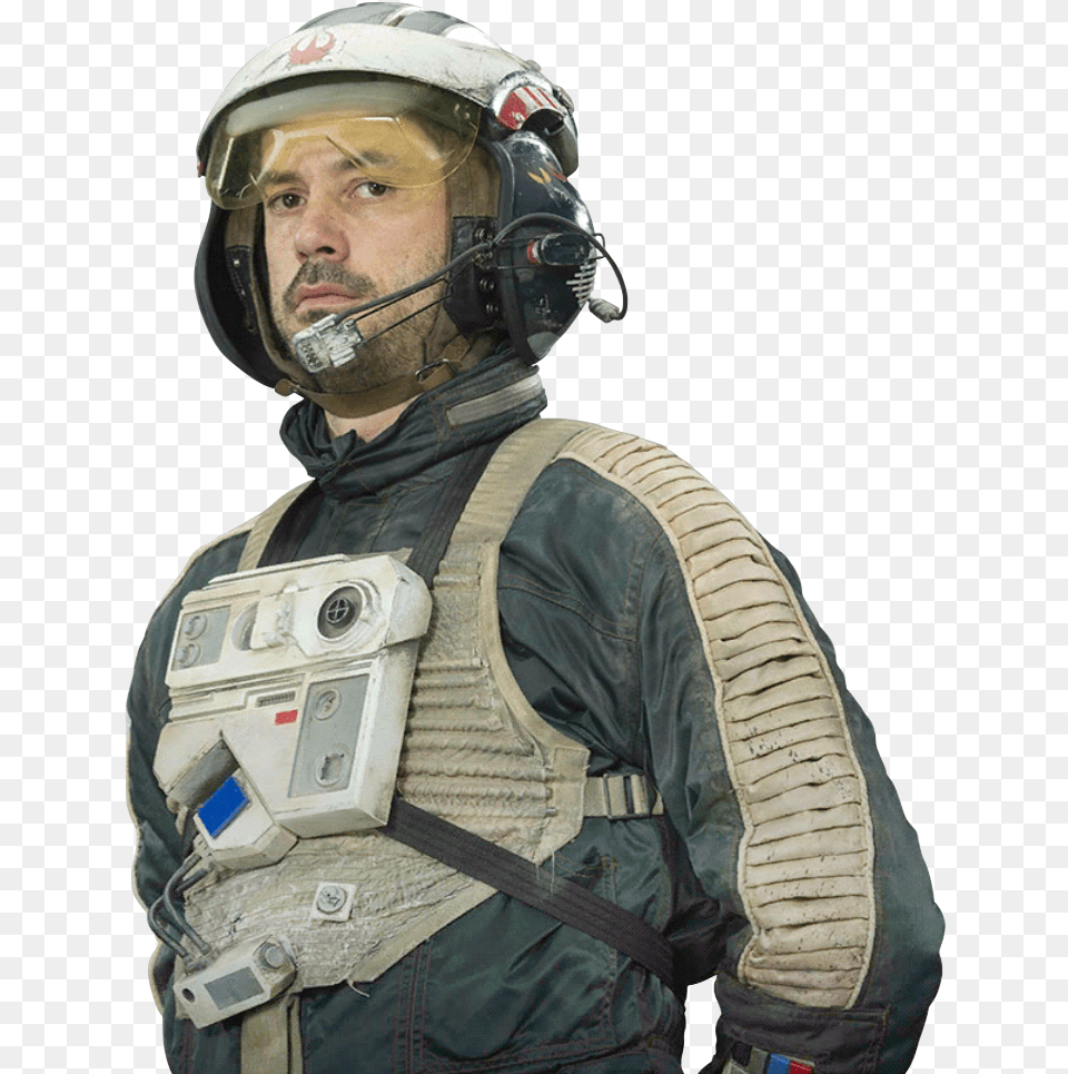 Heff Tober Star Wars U Wing Pilot, Helmet, Adult, Man, Male Png Image