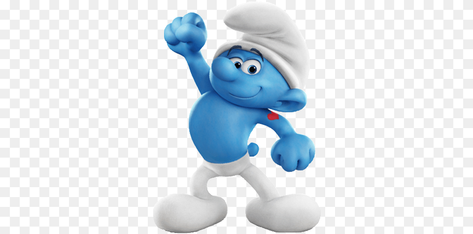 Hefty Smurf Fist In The Air, Plush, Toy Free Transparent Png