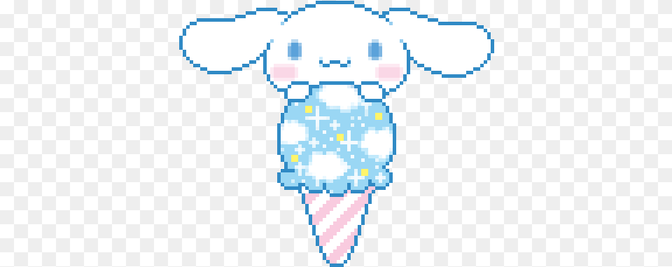 Hehe 3 Anime Pixel Art Food Characters Gif, Cream, Dessert, Ice Cream, Baby Free Png Download